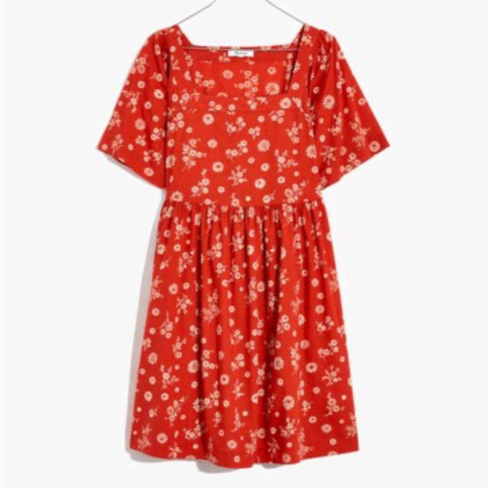 Madewell Allie Mini Dress in Cottage Floral